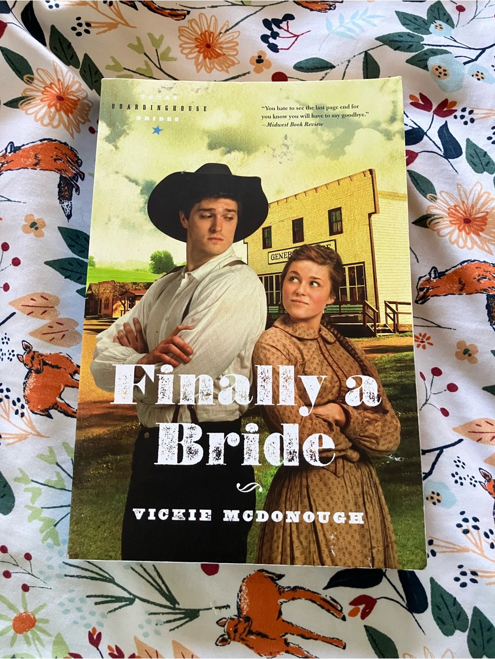 Finally a Bride by Vickie McDonough Texas Board House Brides Book 3
